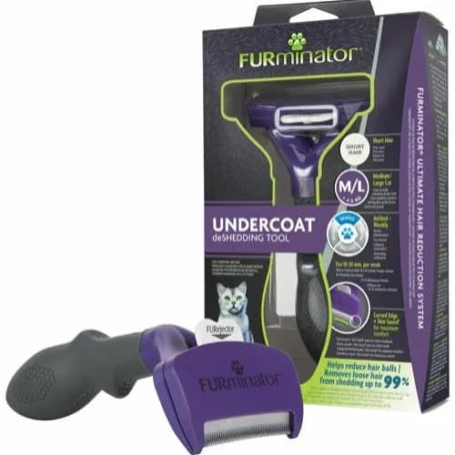 FURminator FURm. deShed. strigle t.store katte kort hår