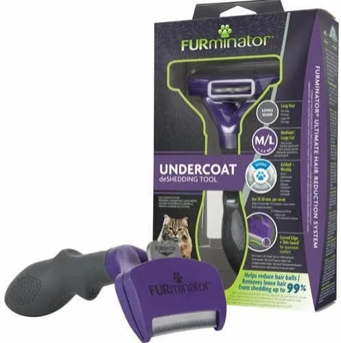 FURminator FURm. deShed. strigle t.store katte langt hår