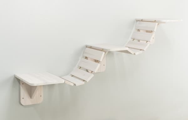 Trixie Kiipeily tikkaat seinäkiinnitykseen, 150 cm, valkoinen