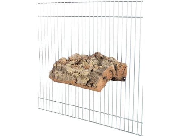 Trixie Landing area with screw attachment, cork, 8 × 12 cm