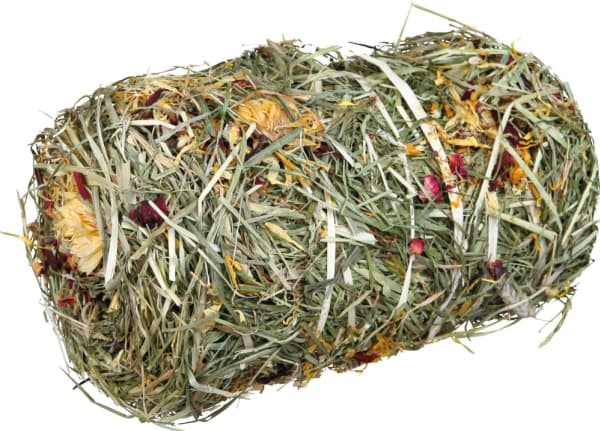 Trixie Natur-snack, Høballe m/ blomstermix, ø 10×18 cm, 200 g - (10 kpl/ps)