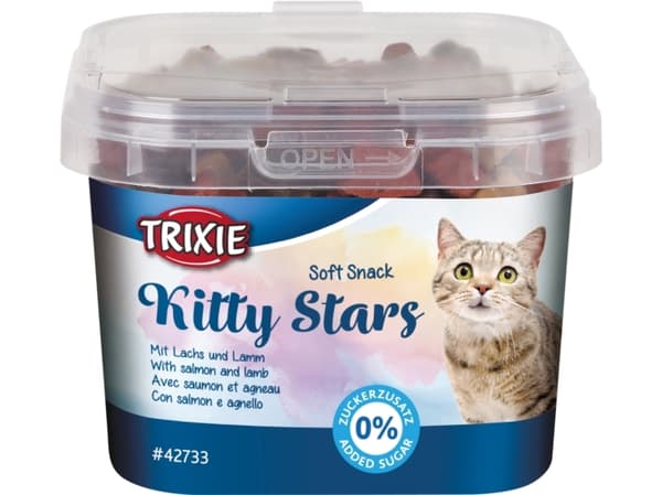 Trixie Soft Snack Kitty Stars, 140 g - (12 pk/ps)