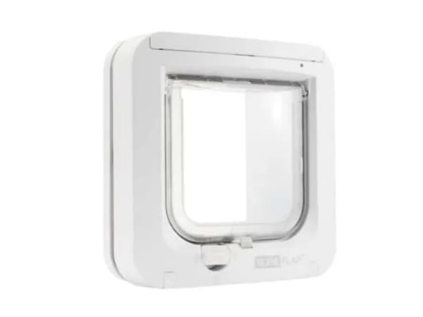 Sureflap Kattdörr t.chip vit