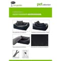 Miniatyrbillede 5 af 6: Sun Garden Luxury Hundekurv Lucky + Pude 59x67x20cm Grå