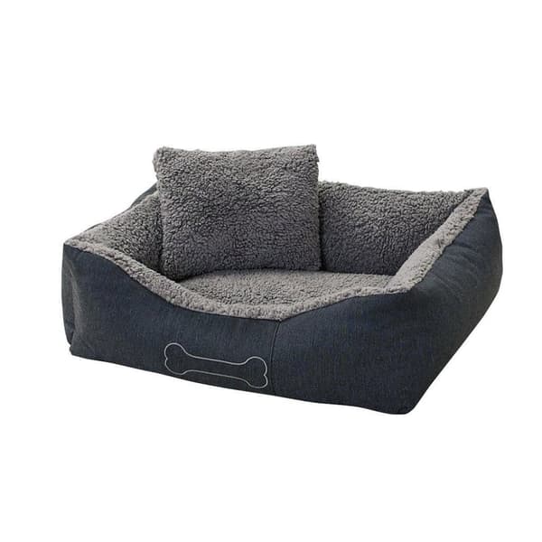 Sun Garden Luxury Hundekurv Lucky + Pude 59x67x20cm Grå