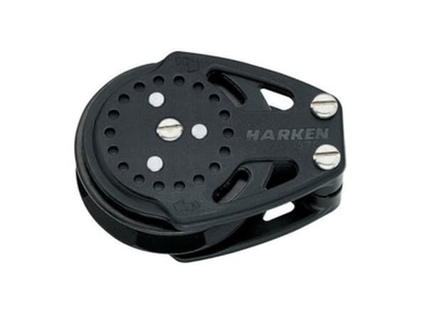 Harken Carbo Ratchamatic Blok 57 mm enkelt, skildp