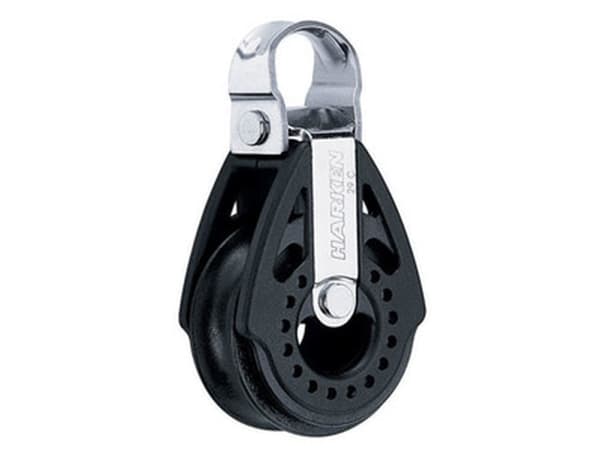 Harken Carbo Block 29 mm single, 90 astetta, ripustinlaippa