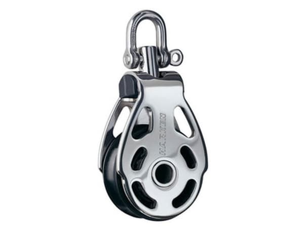 Harken ESP 75 mm Enkeltblok i RF stål m. svirvel