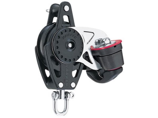 Harken Carbo Blok 57 mm enkelt, svirvel, hunsvot,