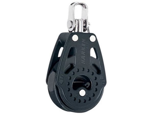 Harken Carbo Ratchet Block 40 mm, yksiosainen, kääntyvä