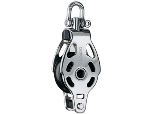 Harken ESP 57 mm Enkeltblok m. hundsvot, RF stål