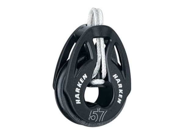 Harken T2 Blok 57 mm enkelt m. LOOP