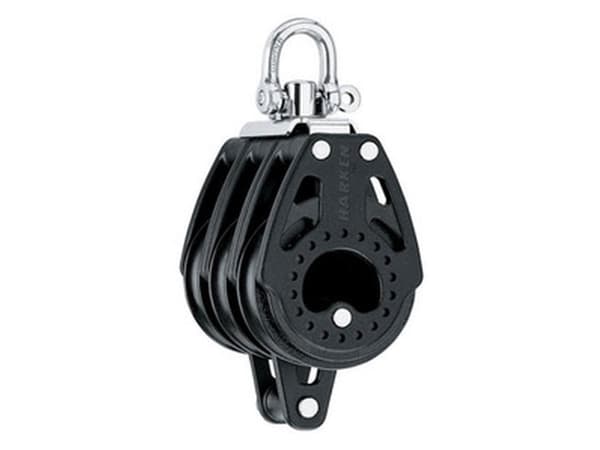 Harken Carbo Blok 75 mm trippel, svirvel, hunsvot