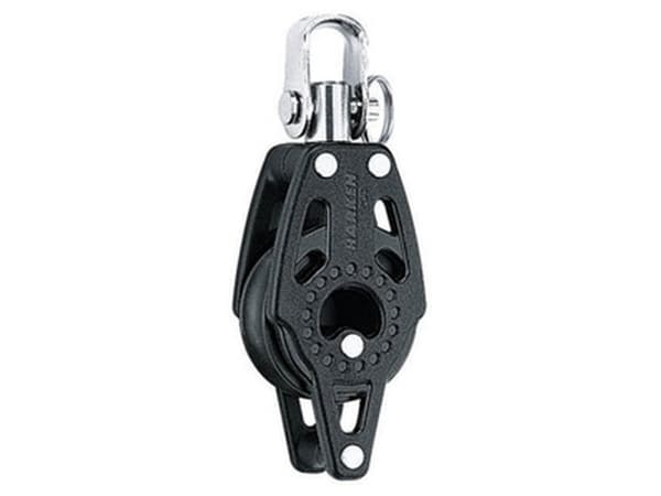 Harken Carbo Block 29 mm yksittäinen, kääntyvä, hunsvot