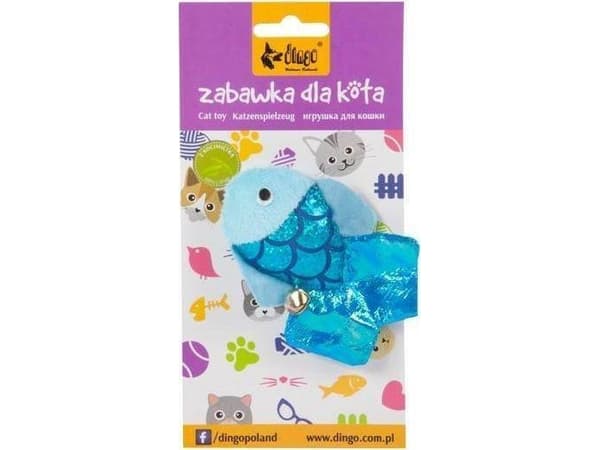Dingo Dingo leksak katt fisk 8cm