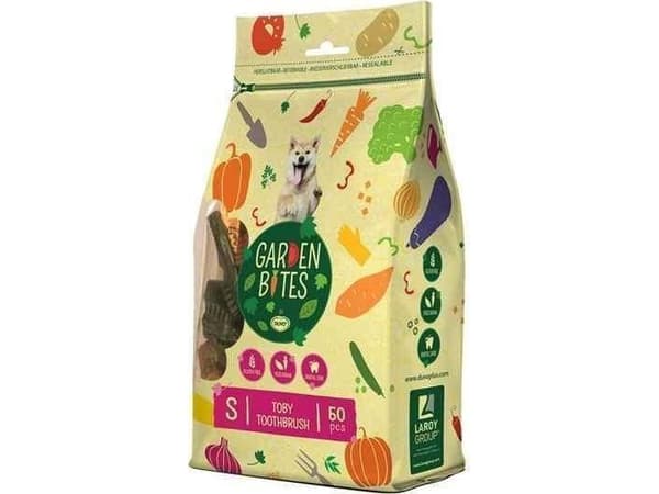 Duvo+ Garden Bites Toby Small Pouch hammasharja Pienet hammasharjat Op. 500g