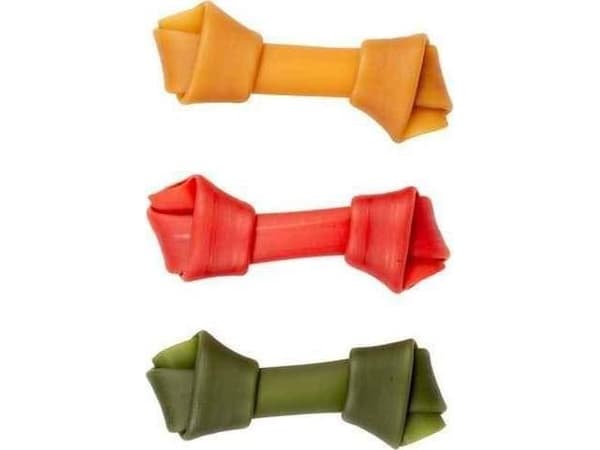 Duvo+ Hagebiter Vegan Bones Small 11cm Small Tied Cubes For Tenn Cleaning Pakke 15 stk.