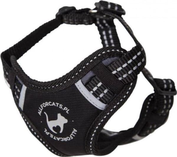 All for Cats All For Cats Szelki Sportowe XS svart