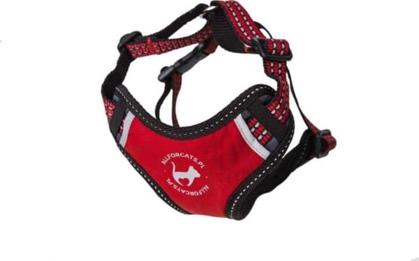 All for Cats All For Cats Szelki Sportowe XS Czerwone