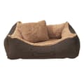 Pikkukuva 1 / 6: Sun Garden Luxury Dog Basket Lucky + tyyny 59x67x20 cm ruskea/beige