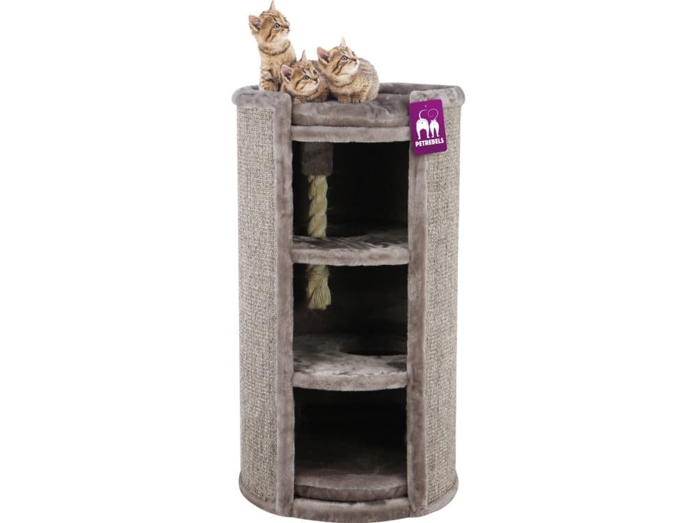 Pet Rebels Cat tower Super Dome 100 Cappuccino CDON