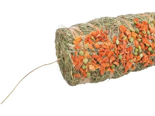 Trixie Hay pendulum for hanging with pea and carrot, 250 g - (9 pk/ps)