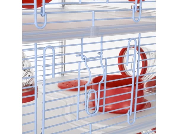 ZOLUX Cage RODY3 TRIO rød farge
