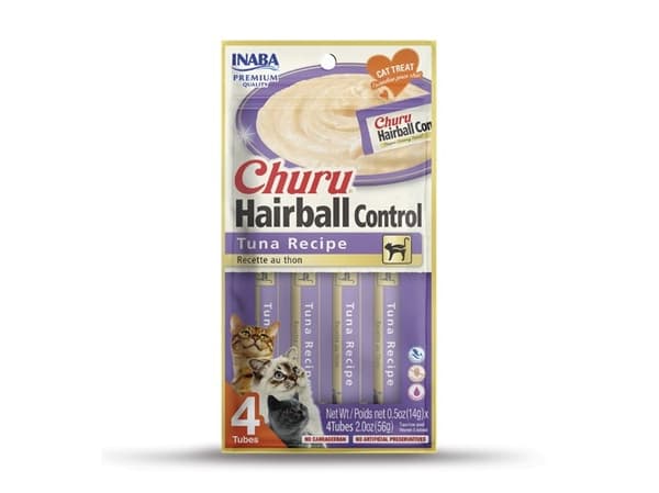 INABA Churu Hairball Tonfiskgodis för katter - 4x14g
