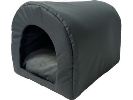 GO GIFT seng til katte og hunde - grafit - 40 x 33 x 29 cm