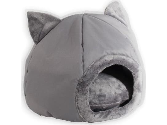 GO GIFT kennel kissansänky - harmaa - 40x40x34 cm