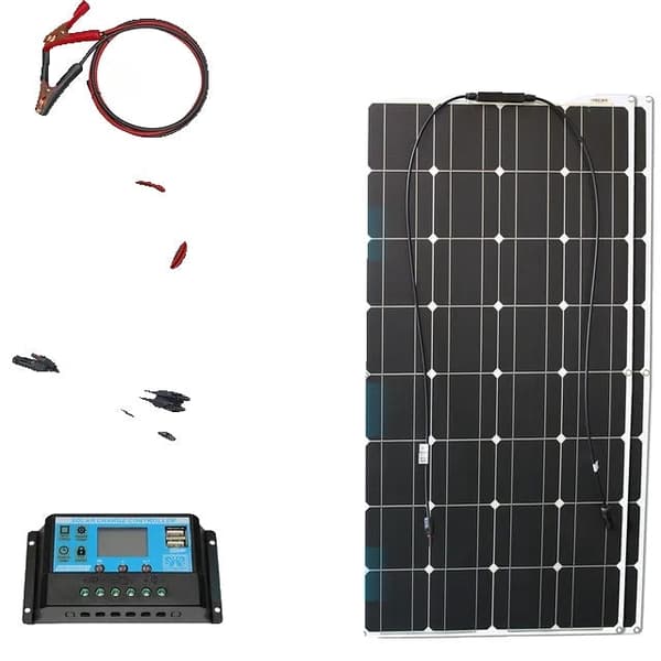 Joustava aurinkopaneeli, 1000W, 12V/24V