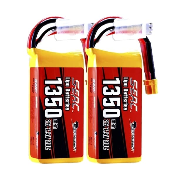 Lipo Batteri, 2S, 900mAh