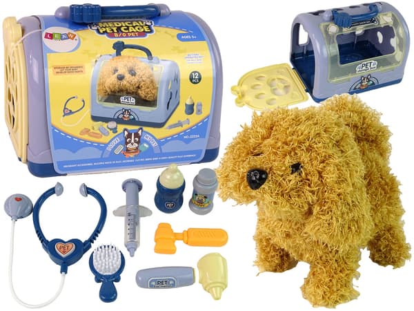Dog Care Kit Veterinarian Accessories Blue