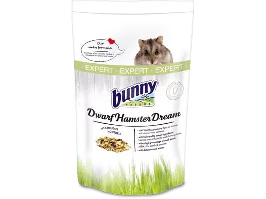 Bunny Nature 25922, Frø, 500 g, Hamster, Vitamin A, Vitamin D3, Vitamin E, Kopper, Jod, Strykejern, Mangan, Selen, Zink, 15,5%