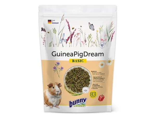 Bunny Nature 25325, Skiver, 1,5 kg, Guinea gris, Vitamin A, Vitamin C, Vitamin D3, Vitamin E, Kalsium, Kopper, Jod, Strykejern, Mangan, Natrium, Zink