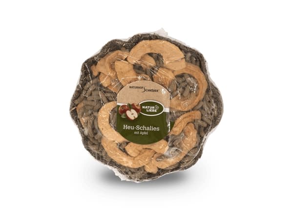 Naturhof Hø-Skål med fyld af æble (115g)