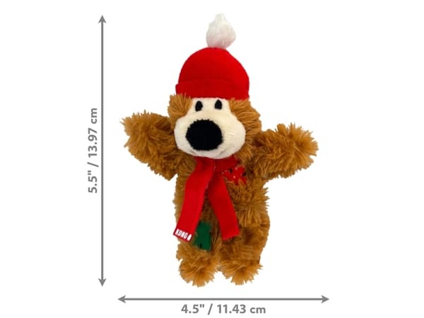 Kong Kattleksak Holiday Softies Bear Mix
