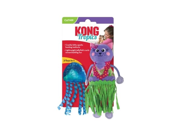 Kong Kattleksak Tropics Hula 2p Flerfärgad 20cm
