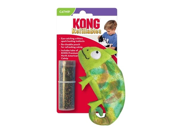 Kong Refillables Chameleon Flerfärgad 18cm