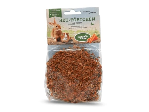 Naturhof Hø-Cupcake med gulerodsdrys (75g)