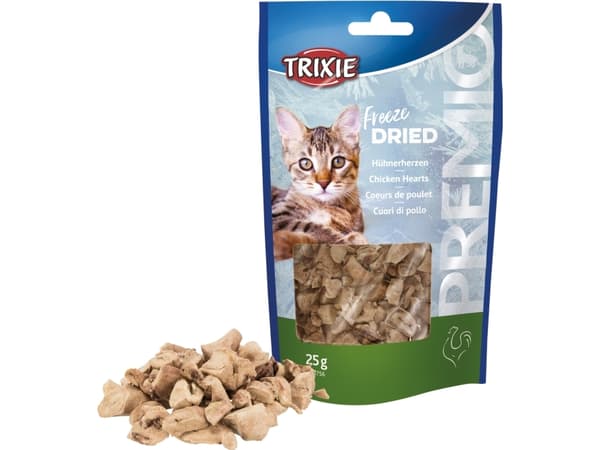 Trixie PREMIO Freeze Dried Chicken Hearts, 25 g - (6 pk/ps)