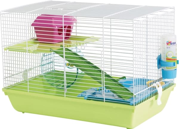 Savic Martha Triple, 46,5x29,5x34,0cm, grøn, hvid tråd