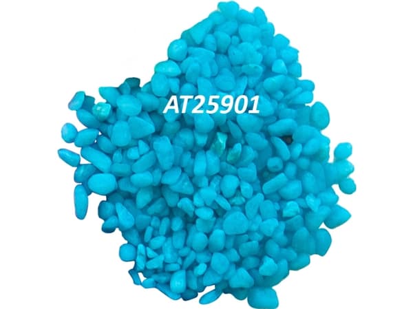 Akvastabil Libra, värillinen sora 3-5mm. 1 kg. vaaleansininen