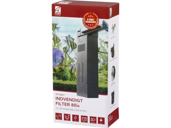 4FISH indvendigt filter 80is, 420 L/T, 7W