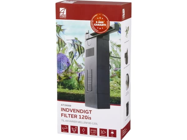 4FISH indvendigt filter 120is, 950 L/T, 11W