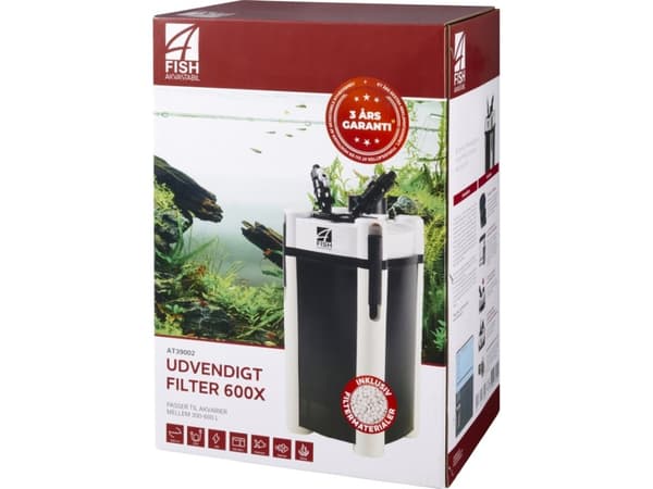 4FISH udvendig filter 600X, 1500 L/T, 18W