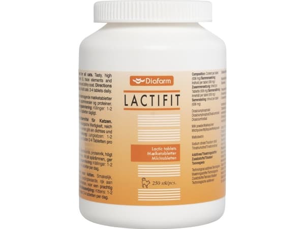 Diafarm LactiFit mjölksyratabletter t/cat 250 st