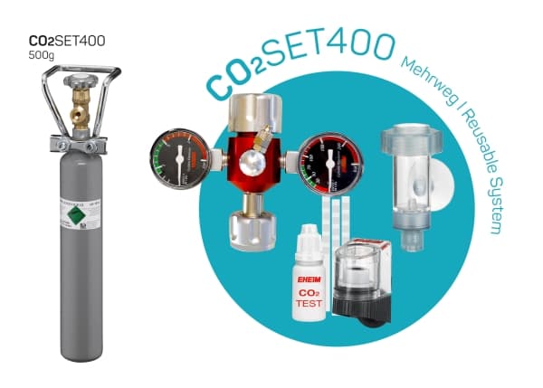 EHEIM CO2-SET400, reusable system 500gr