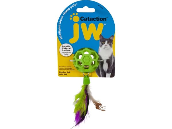 JW Cataction Fjäderboll med klocka