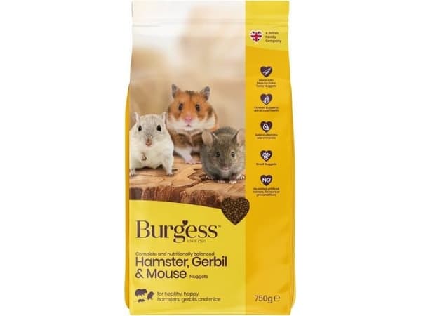 Hamster gerbil & mouse 750 g